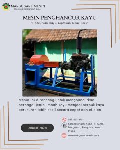 poster mesin penghancur kayu