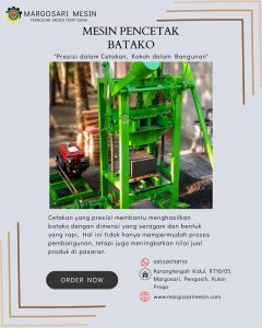 poster mesin pencetak batako