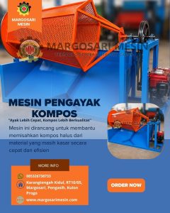 poster mesin pengayak kompos