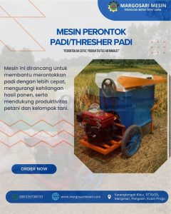 poster mesin perontok padi