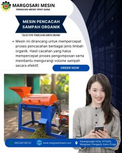 poster mesin pencacah sampah organik