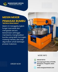 poster mesin mixer pemasak bumbu