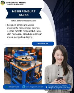 poster mesin pembuat bakso