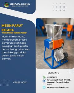 poster mesin penghancur tongkol jagung